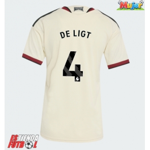 Manchester United Matthijs de Ligt #4 Tercera Equipación Mujer 2026-27 Manga Corta